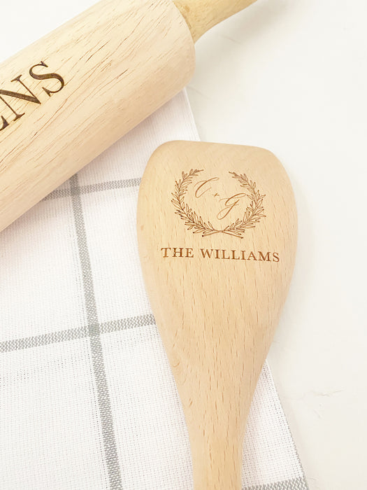 Wooden Serving Spoon with Personalization