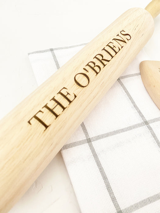 Personalized Rolling Pin and Serving Spoon