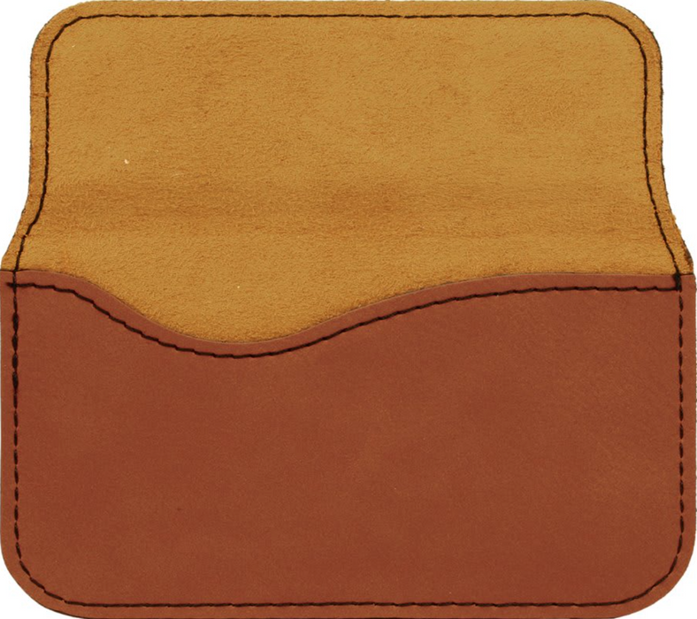 Cellular Sales Leather Business Card Holder