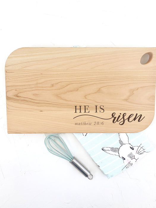 He Is Risen Cherry Charcuterie Board for Easter